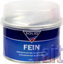 Доводочна дрібнозерниста поліефірна шпаклівка Solid Fein, 0,5 кг