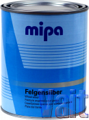 Однокомпонентная эмаль Mipa Felgensilber для колесных дисков серебристая, 1л