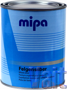 Купить Однокомпонентна емаль Mipa Felgensilber для колісних дисків срібляста, 1л - Vait.ua