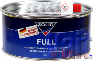 Купить Шпаклівка наповнювача середньозерниста поліефірна Solid Full, 1,0кг - Vait.ua