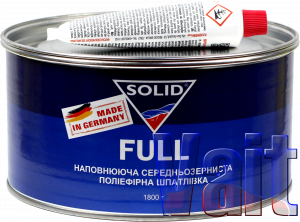 Купить Шпаклівка наповнювача середньозерниста поліефірна Solid Full, 1,8 кг - Vait.ua