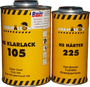 Купить Безбарвний лак HS Clarlack Chamaleon 105 (1л) із затверджувачем 225 (0,5л) - Vait.ua