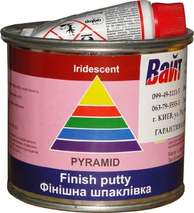 Купить Шпаклівка фінішна Iridescent Pyramid STANDART FINISH PUTTY, 0,25 кг - Vait.ua