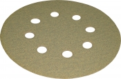 Абразивний диск для сухого шліфування KAEF, діаметр 125 мм (8 отворів), P80