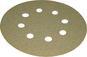 Купить Абразивний диск для сухого шліфування KAEF, діаметр 125 мм (8 отворів), P180 - Vait.ua