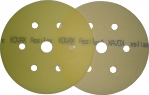 Купить Круг для матування KOVAX SUPER ASSILEX LEMON (жовтий), D152mm, 7 отворів, P800 - Vait.ua