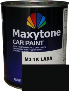 Купить 601 Акрилова автоемаль Maxytone 2К Acryl Autolack "Чорний" в комплекті з затверджувачем - Vait.ua