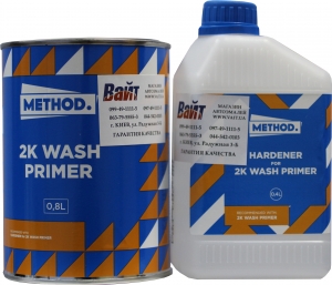 Купить 2K Wash Primer Method Протравлюючий ґрунт + затверджувач, 0,8 л + 0,4 л - Vait.ua