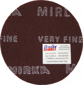 Купить Скотч-брайт MIRKA MIRLON (червоний VF) для матування поверхні, діаметр 150мм, P360 - Vait.ua