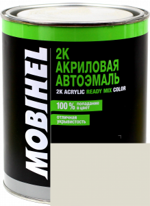 Купить 233 Емаль акрилова Helios Mobihel "Біла" (0,75л) в комплекті з затверджувачем 9900 (0,375л) - Vait.ua