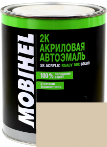 Купить 235 Емаль акрилова Helios Mobihel "Бежевий" (1л) в комплекті з затверджувачем 9900 (0,5л) - Vait.ua