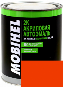 Купить 295О Емаль акрилова Helios Mobihel "Помаранчева" (0,75л) в комплекті з затверджувачем 9900 (0,375л) - Vait.ua
