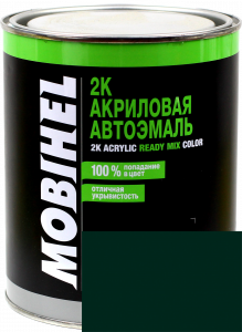 Купить 307 Емаль акрилова Helios Mobihel "Зелений сад" (1л) у комплекті з затверджувачем 9900 (0,5л) - Vait.ua