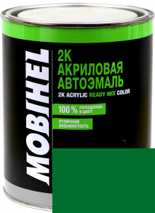 Купить 564 Емаль акрилова Helios Mobihel "Кіпаріс" (1л) в комплекті з затверджувачем 9900 (0,5л) - Vait.ua