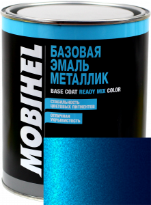 Купить Logan 61G Автоемаль базова "металік" Helios Mobihel "Albastru Egee", 1л - Vait.ua