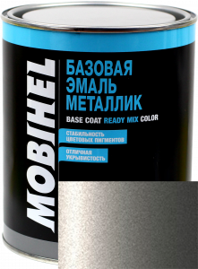 Купить 626 Автоемаль базова "металік" Helios Mobihel "Мокрий асфальт", 1л - Vait.ua