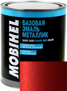 Купить 152 Автоемаль базова "металік" Helios Mobihel "Паприка", 1л - Vait.ua