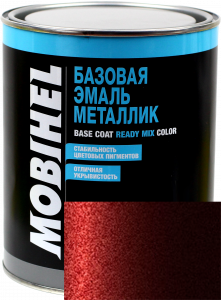 Купить 192 Автоемаль базова "металік" Helios Mobihel "Портвейн", 1л - Vait.ua