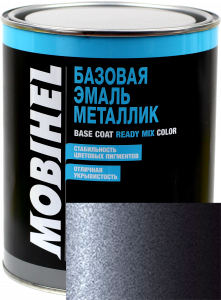 Купить 408 Автоемаль базова "металік" Helios Mobihel "Чароїт", 1л - Vait.ua