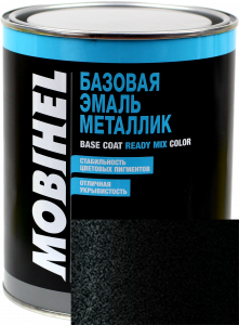 Купить 651 Автоемаль базова "металік" Helios Mobihel "Чорний трюфель", 1л - Vait.ua