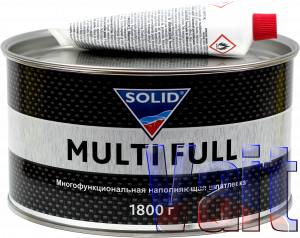 Купить Шпаклівка наповнювача середньозерниста поліефірна Solid Multifull, 1,8 кг - Vait.ua