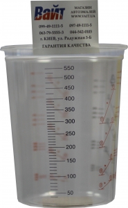 Купить Склянка пластикова мірна NCPro 600мл, без кришки - Vait.ua
