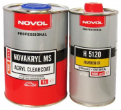 Бесцветный акриловый лак NOVOL NOVAKRYL MS (1л) + отвердитель 5573 (1л)