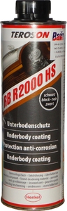 Купить Антигравійне покриття на каучуковій основі Teroson RB R2000 HS (рідкі підкрилки), 1л чорне - Vait.ua