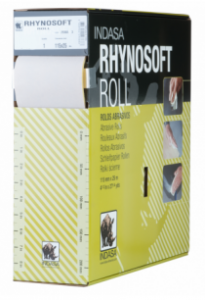 Купить Абразивний папір у рулоні на поролоні без перфорації INDASA RHYNOSOFT rhynalox plus line (Плюс лінія), 115мм x 25м, P120 - Vait.ua