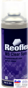 Купить RX C-04 MS Clear Spray, Reoflex, Акриловий лак MS аерозоль (400 мл) - Vait.ua