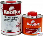 RX C-14 HS Clear Superio, Reoflex, Двокомпонентний акриловий лак (1,0л) в комплекті з затверджувачем RX H-66 (0,5л)