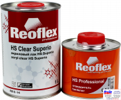RX C-14 HS Clear Superio, Reoflex, Двухкомпонентный акриловый лак (1,0л) в комплекте с отвердителем RX H-66 (0,5л)