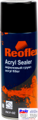 RX F-02 Acryl Sealer Spray, Reoflex, Однокомпонентный акриловый грунт аэрозоль (400 мл), черный