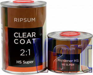 Купить Ripsum Clear, Лак акриловий HS + затверджувач, комплект 1,0л + 0,5л - Vait.ua