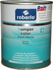 Купить РОЗЛИВ (від 100мл) - Бамперна фарба Bumper color BC-10 Roberlo чорна - Vait.ua