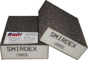 Купить Абразивний блок 4-сторонній SMIRDEX (серія 920), 100 x 70 x 25 мм, Сoarce - Vait.ua