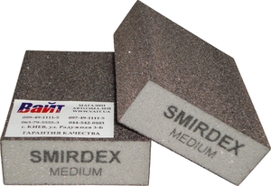 Купить Абразивний блок 4-сторонній SMIRDEX (серія 920), 100 x 70 x 25 мм, Medium - Vait.ua