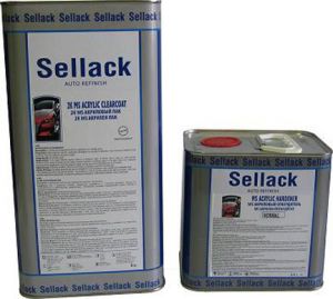 Купить 2К MS Акриловий лак Sellack (5л) + затверджувач (2,5л) - Vait.ua
