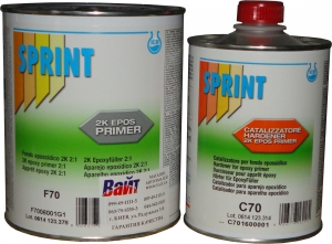 Купить Епоксидний двокомпонентний ґрунт F70 Sprint EPOXY PRIMER із затверджувачем С70, 1л + 0,5л - Vait.ua