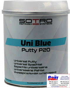 Купить T012040, SOTRO, SOTRO Uni Blue putty P20, Універсальна шпаклівка 4,0 кг - Vait.ua
