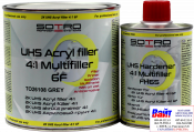2К Акриловый мультифункциональный грунт UHS 4:1 Sotro Multifiller 6F (800 мл) + отвердитель (200 мл), серый