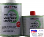 Лак безбарвний акриловий SOTRO 2K HS 2:1 Acryl Clearcoat Effect C10 (0,8 л) у комплекті з затверджувачем (0,4л)