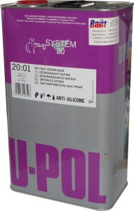 Купить S2001/5 Швидкий знежирювач-антисиликон U-Pol на основі органічних розчинників, 5л - Vait.ua
