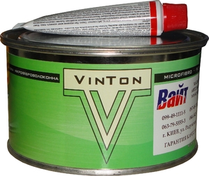 Купить Шпаклівка зі скловолокном VinTon FIBER MICRO, 0,45 кг - Vait.ua