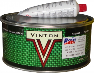 Купить Шпаклівка зі скловолокном VinTon Glass Fibre, 1,8 кг - Vait.ua