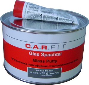 Купить Шпаклівка 2К поліефірна зі скловолокном CAR FIT GLASS, 1 кг - Vait.ua