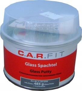 Купить Шпаклівка 2К поліефірна зі скловолокном CAR FIT GLASS, 0,5 кг - Vait.ua