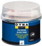 Шпатлёвка со стекловолокном DYNA Glass Fibre Putty, 0,25л