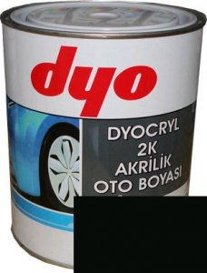 Купить 601 Акриловая 2К автоэмаль DYO "Черный" в комплекте с отвердителем - Vait.ua