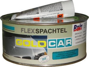 Купить Шпаклівка по пластику FLEX Gold Car, 1,0 кг - Vait.ua